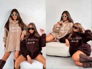 Bluza APRES KI Mia Maison  ciemny beż 