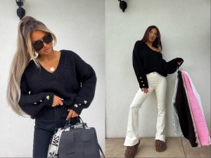 Sweter TOUS – czarny by me 