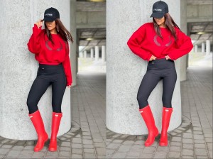 Bluza ELITE La monne  czerwona 
