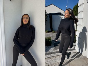 Sweter golf ALSO – czarny by me 