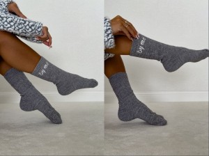 Skarpety YARN – szare by me 