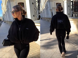 Kurtka TEDDY PUFER La coca czarna 