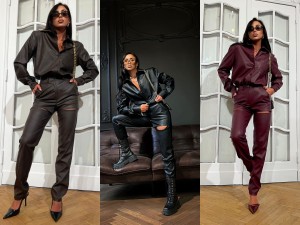 Spodnie eko skórka lamilla 